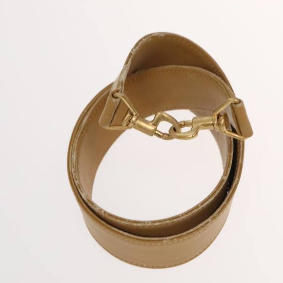 GUCCI Bamboo Hand Bag Leather 2way Beige Gold 001 14 1577 Auth bs19044 - Picture 11 of 16